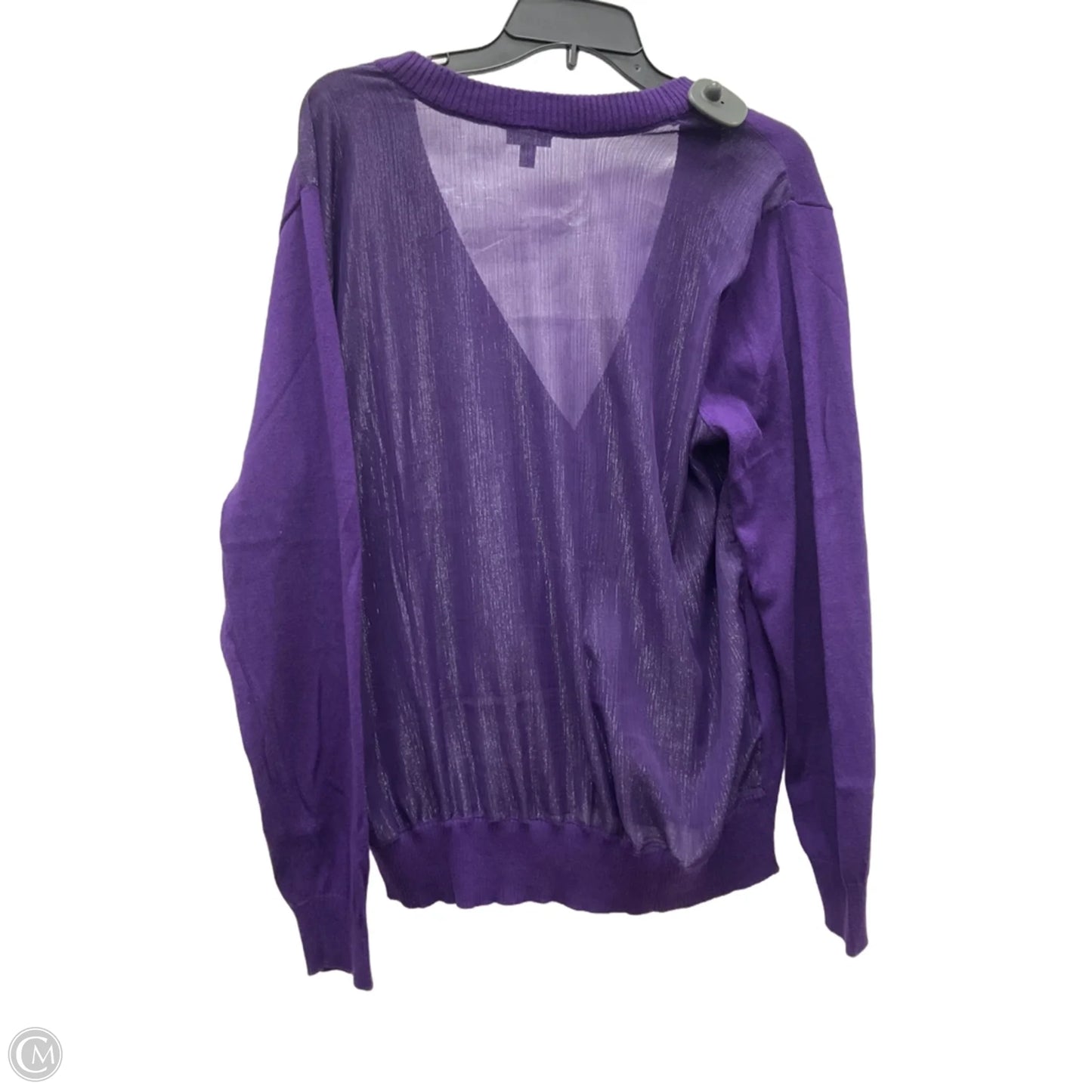 Cardigan By Torrid In Purple, Size: 2x