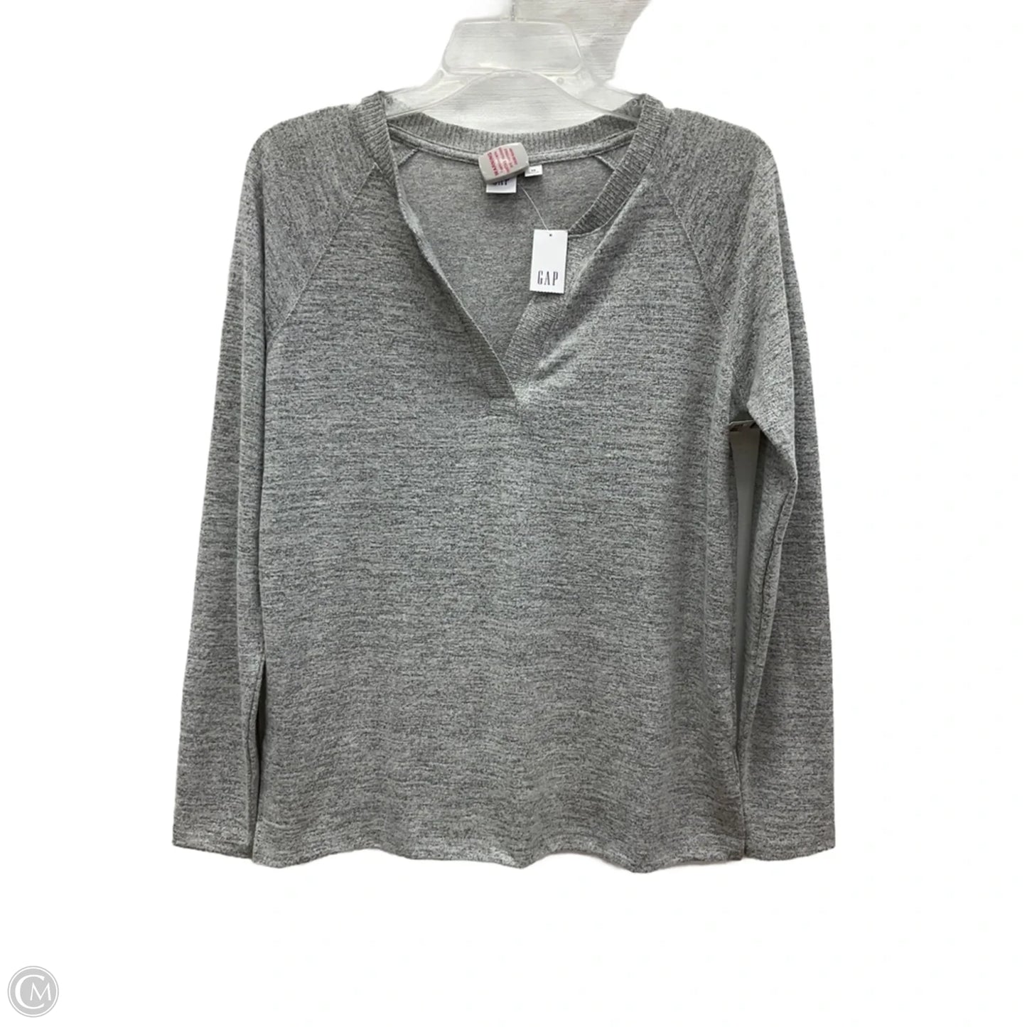 Top Long Sleeve By Gap In Grey, Size: Xs