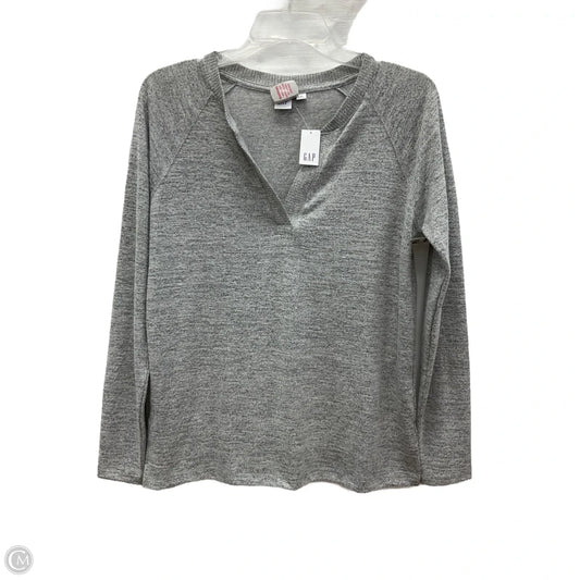 Top Long Sleeve By Gap In Grey, Size: Xs