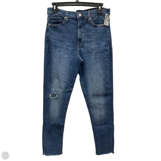 Jeans Skinny By Banana Republic In Blue Denim, Size: 6