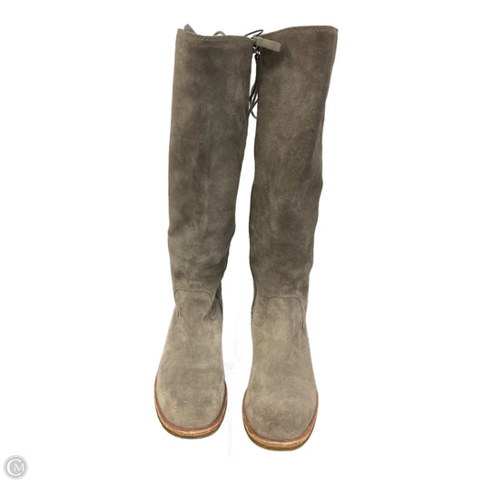 Boots Knee Flats By Sofft In Taupe, Size: 7