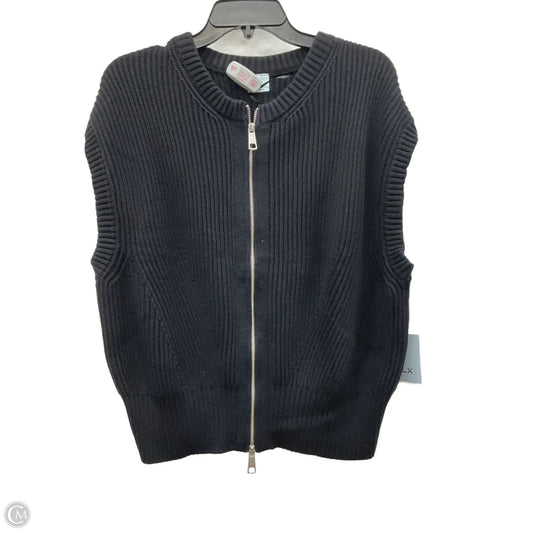 Vest Sweater By Flx In Black, Size: M