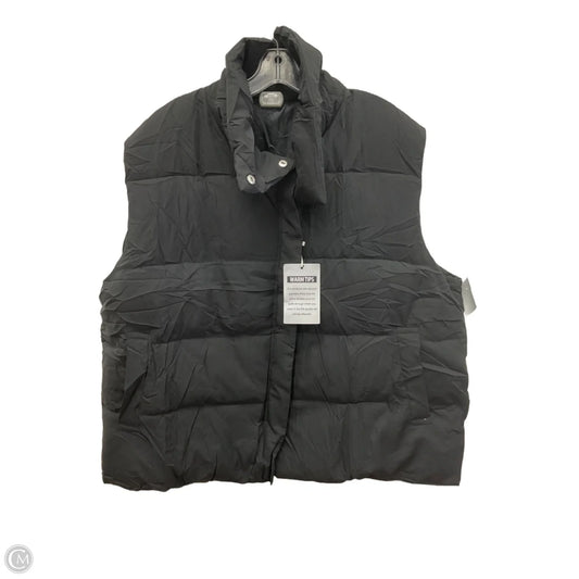 Vest Puffer & Quilted By Clothes Mentor In Black, Size: 2x