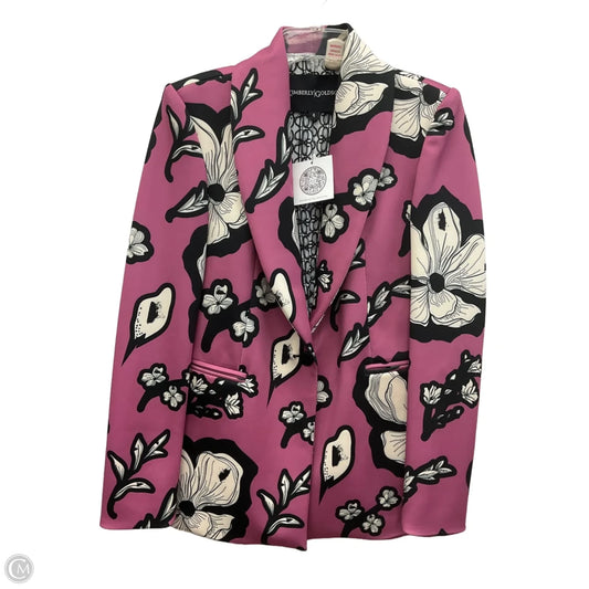 Blazer By Clothes Mentor In Purple, Size: 4