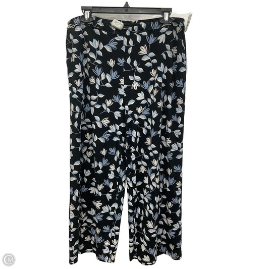 Pants Wide Leg By J. Jill In Navy, Size: L