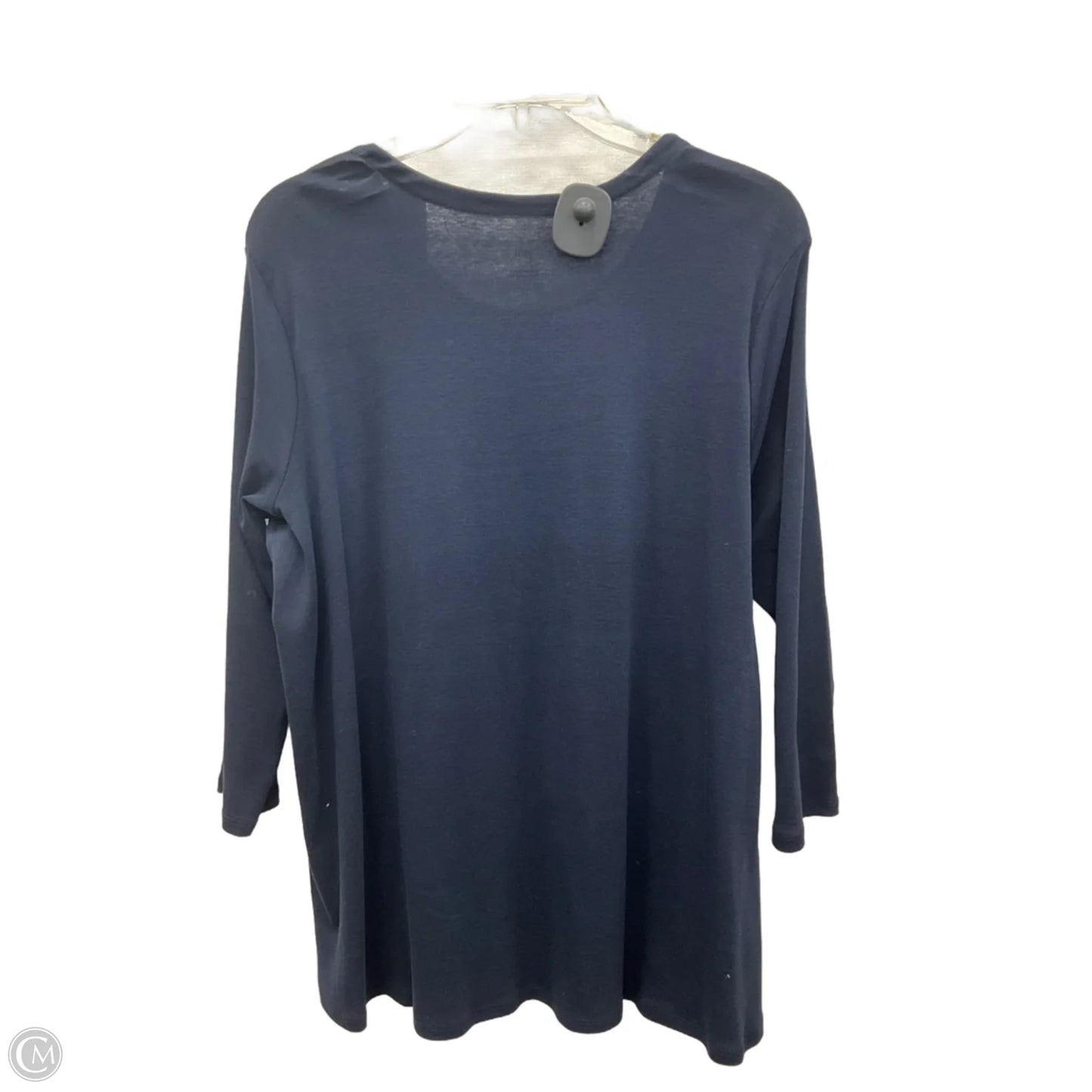Top 3/4 Sleeve By J. Jill In Navy, Size: Xl