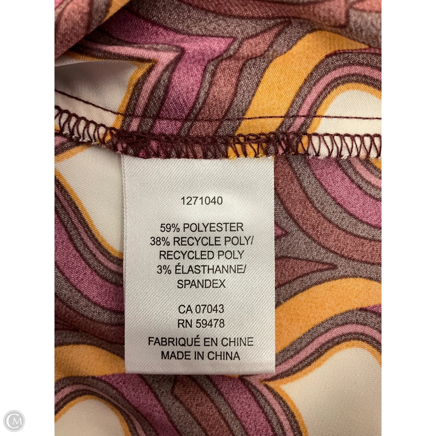 Blouse Long Sleeve By Cupcakes And Cashmere In Multi-colored, Size: S