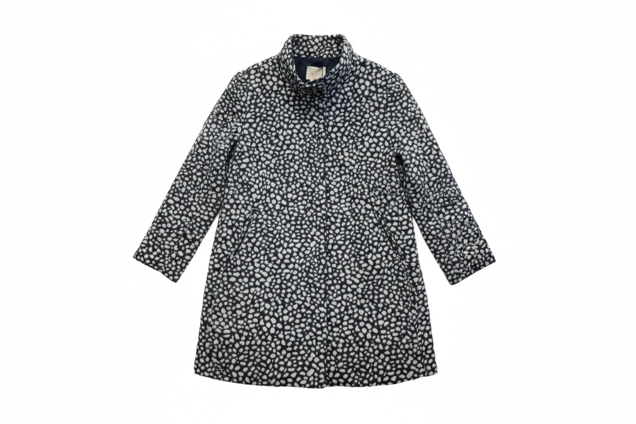 Coat Peacoat By Loft In Animal Print, Size: Xxl