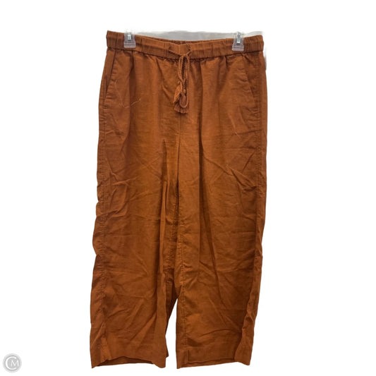 Pants Wide Leg By Banana Republic In Orange, Size: S