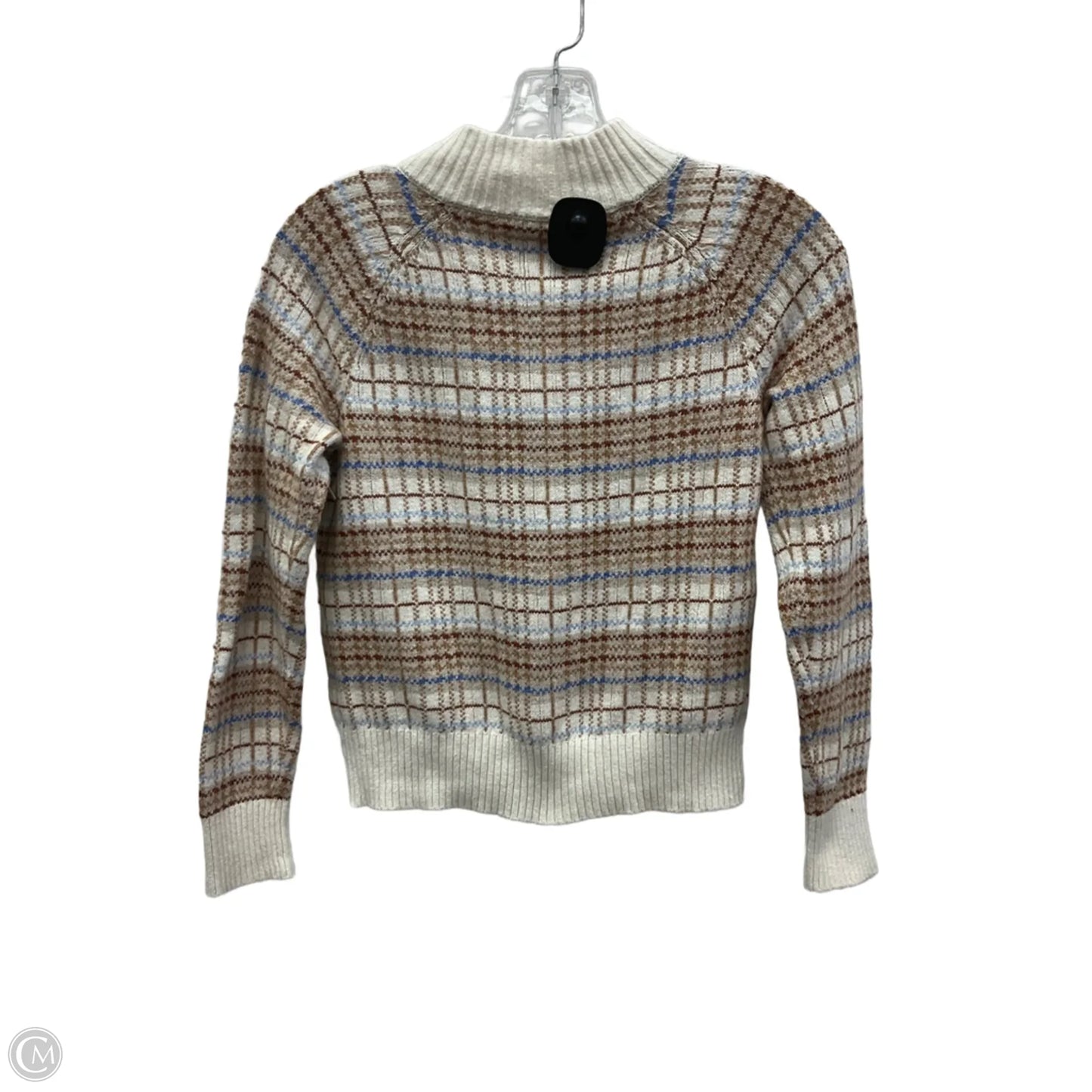 Cardigan By Talbots In Plaid Pattern, Size: Sp