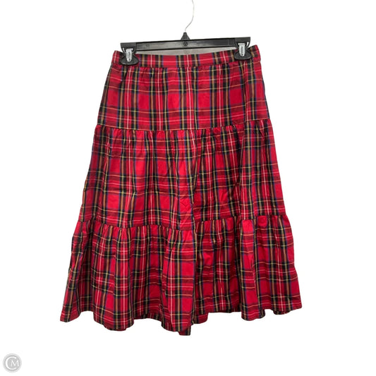 Skirt Midi By J. Crew In Plaid Pattern, Size: Xs