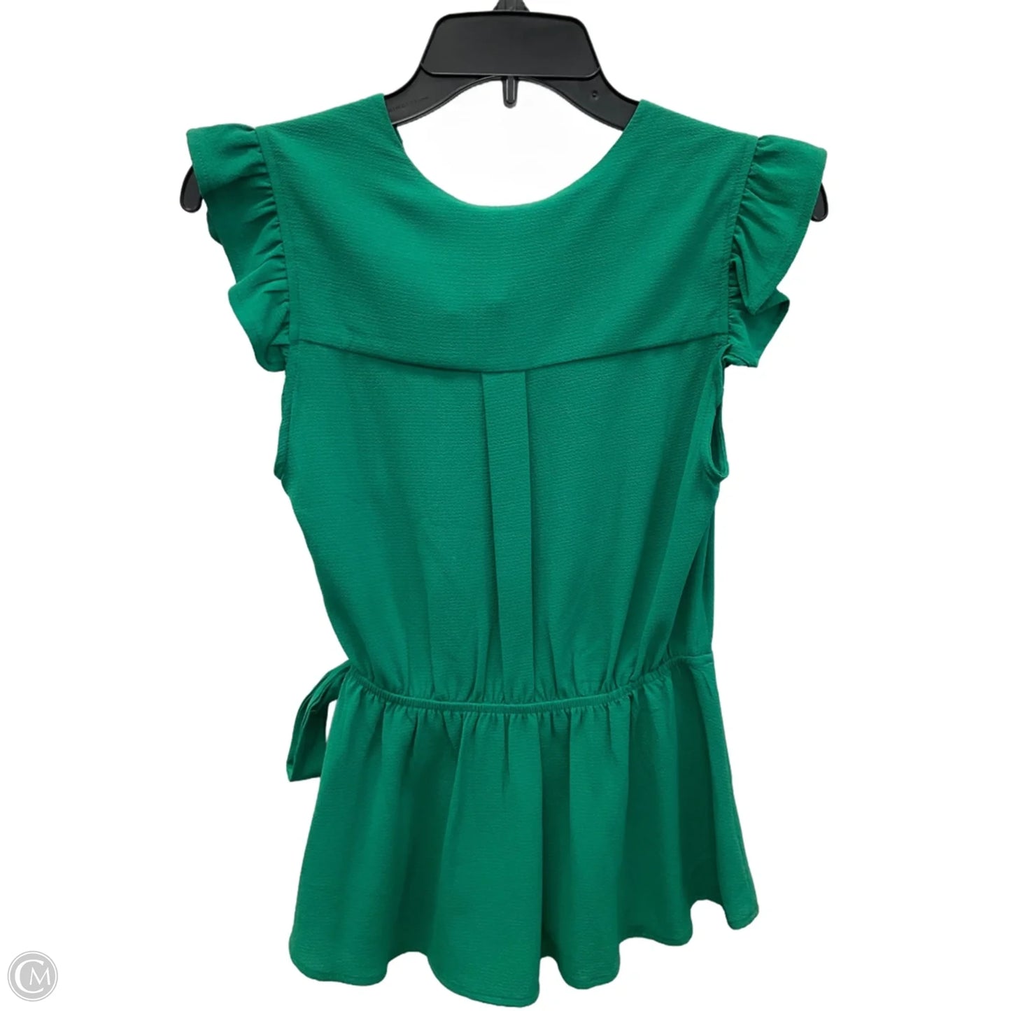 Top Sleeveless By Monteau In Green, Size: M