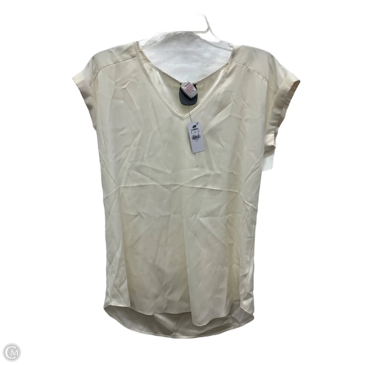 Top Sleeveless By Express In Cream, Size: S