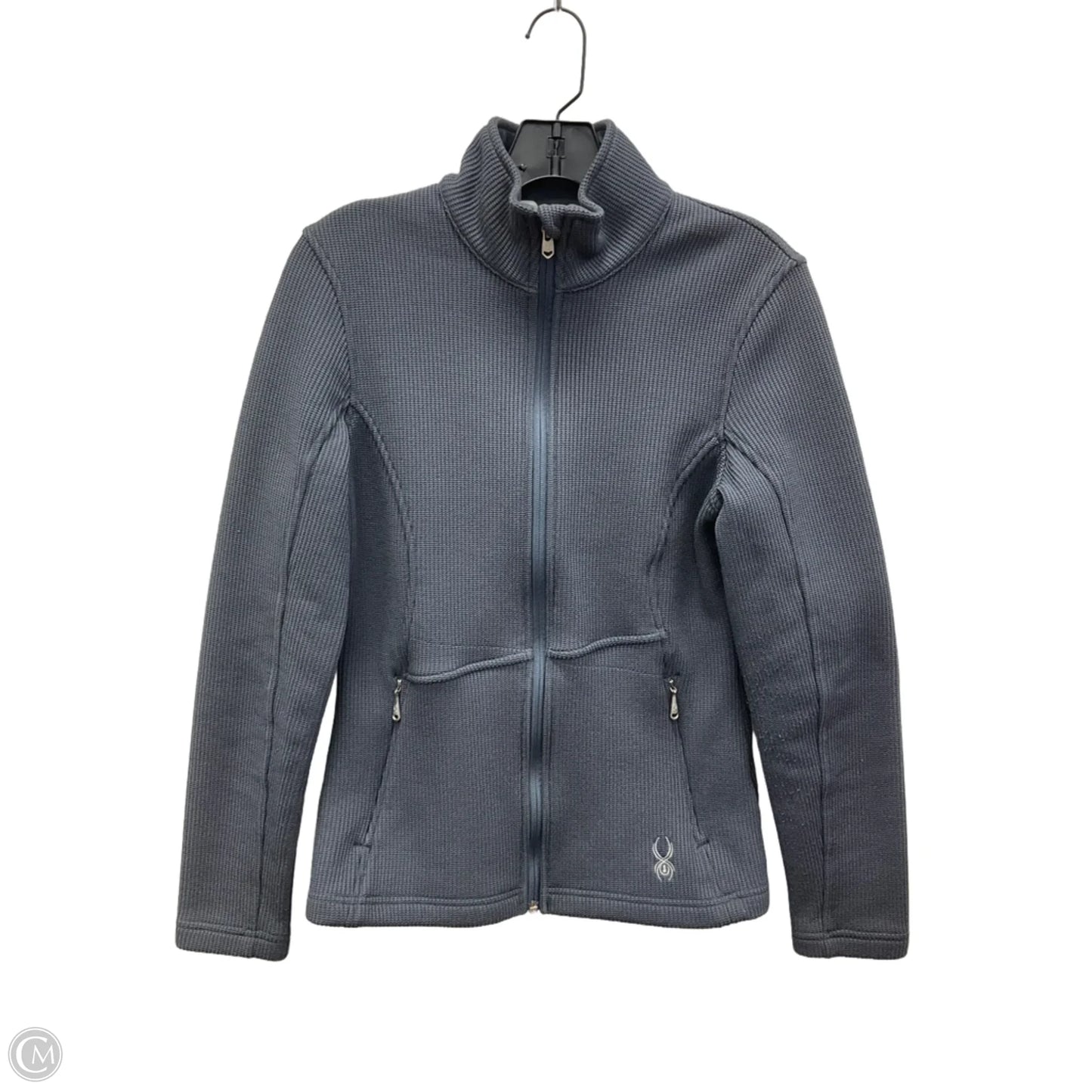 Athletic Jacket By Spyder In Grey, Size: M