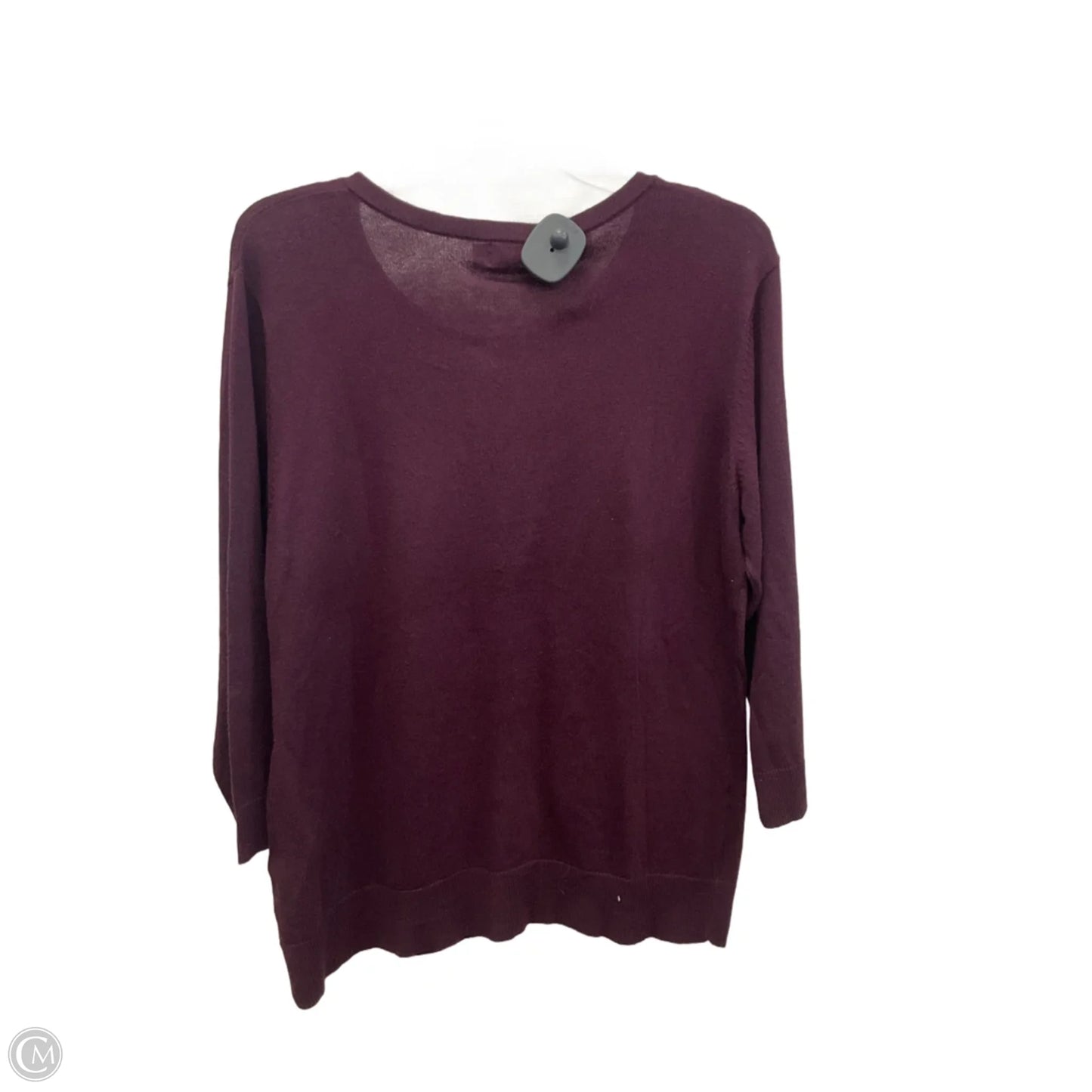 Cardigan By New York And Co In Maroon, Size: Xl