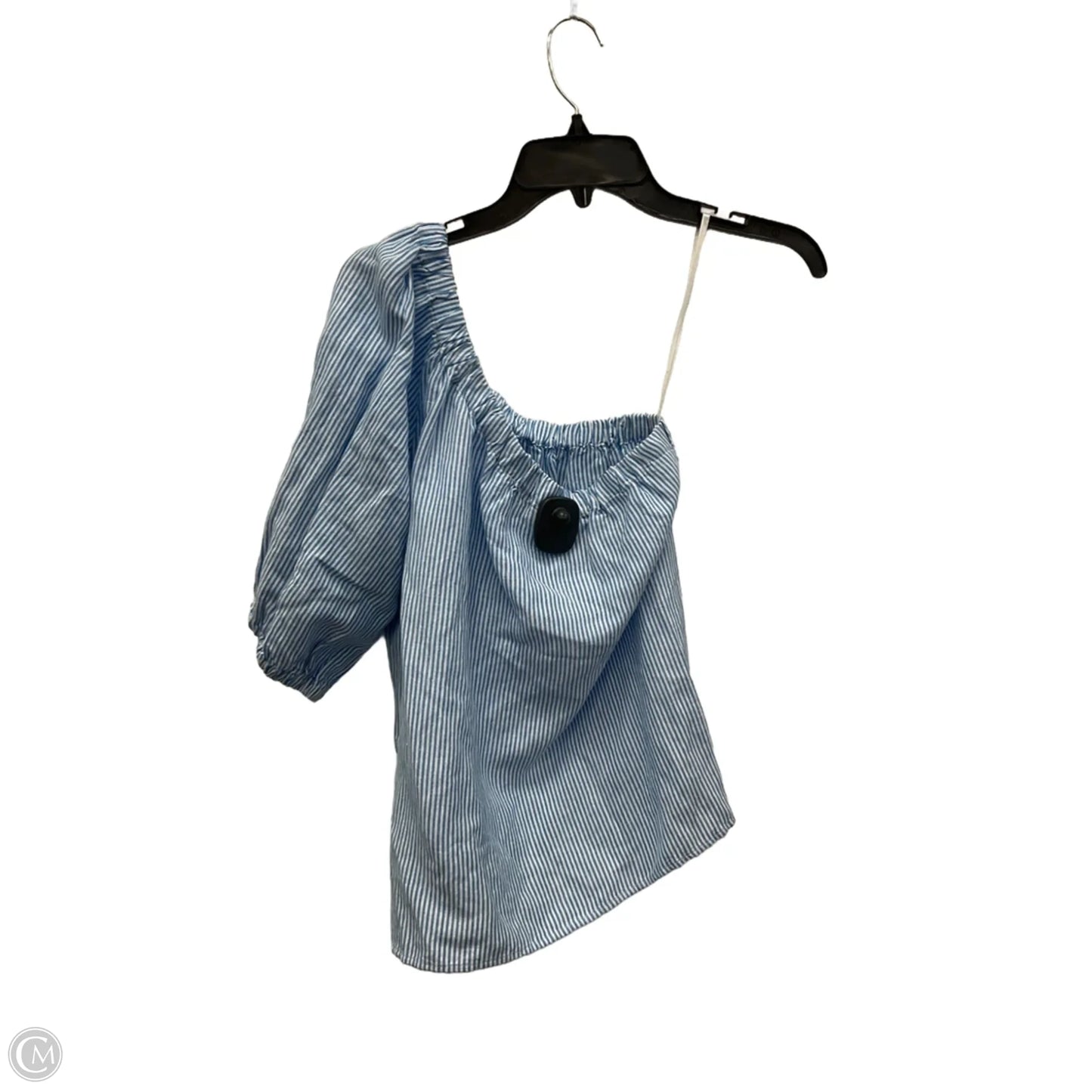 Top 3/4 Sleeve By Loft In Striped Pattern, Size: Xsp