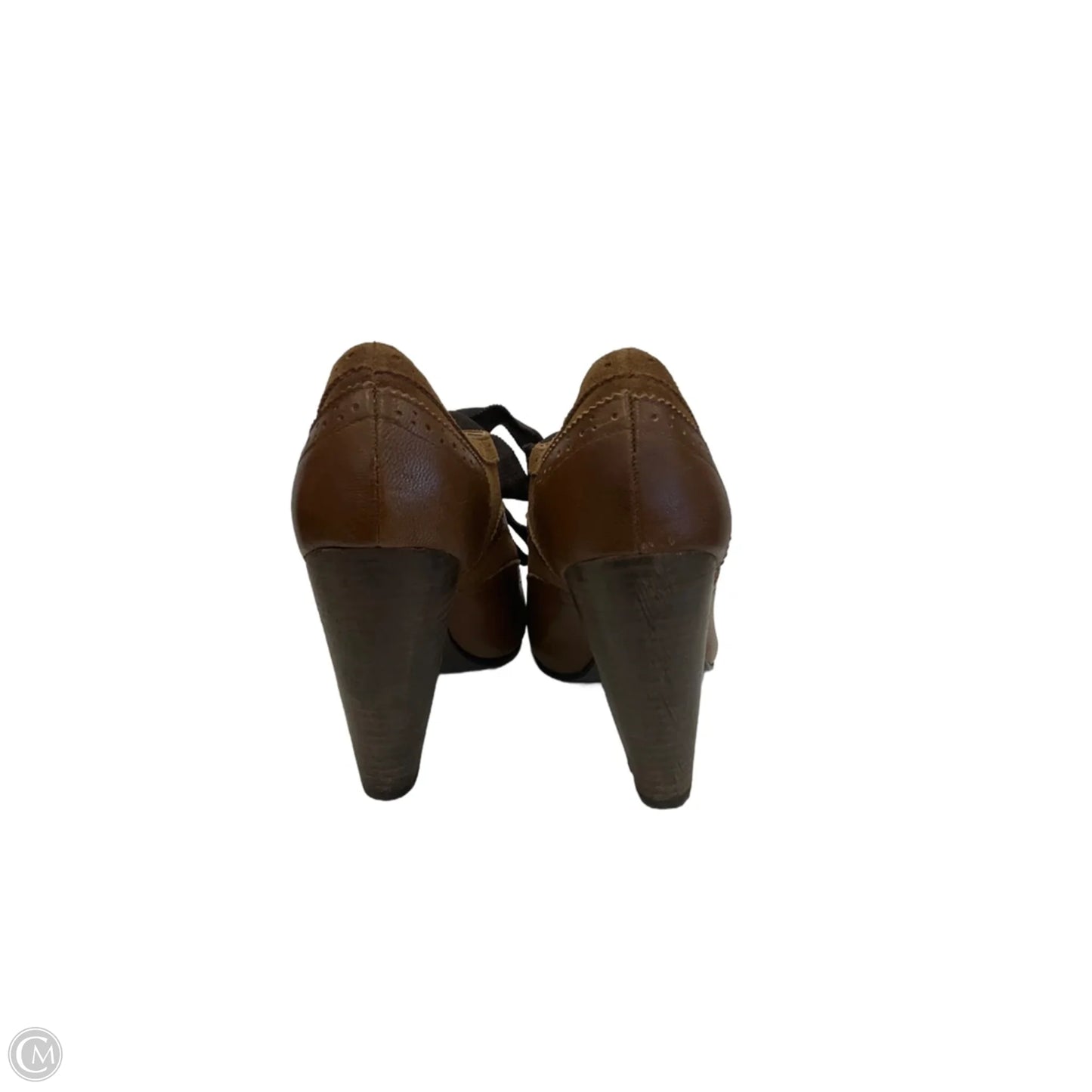 Shoes Heels Block By Cmb In Brown, Size: 8.5