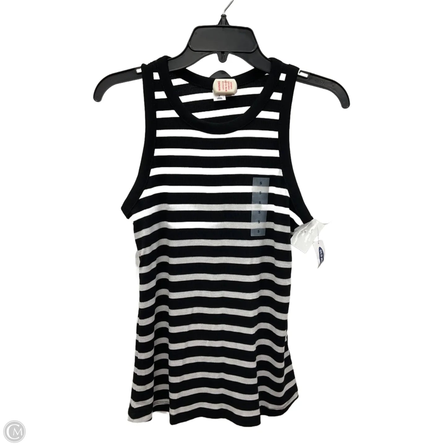 Top Sleeveless Basic By Old Navy In Striped Pattern, Size: S
