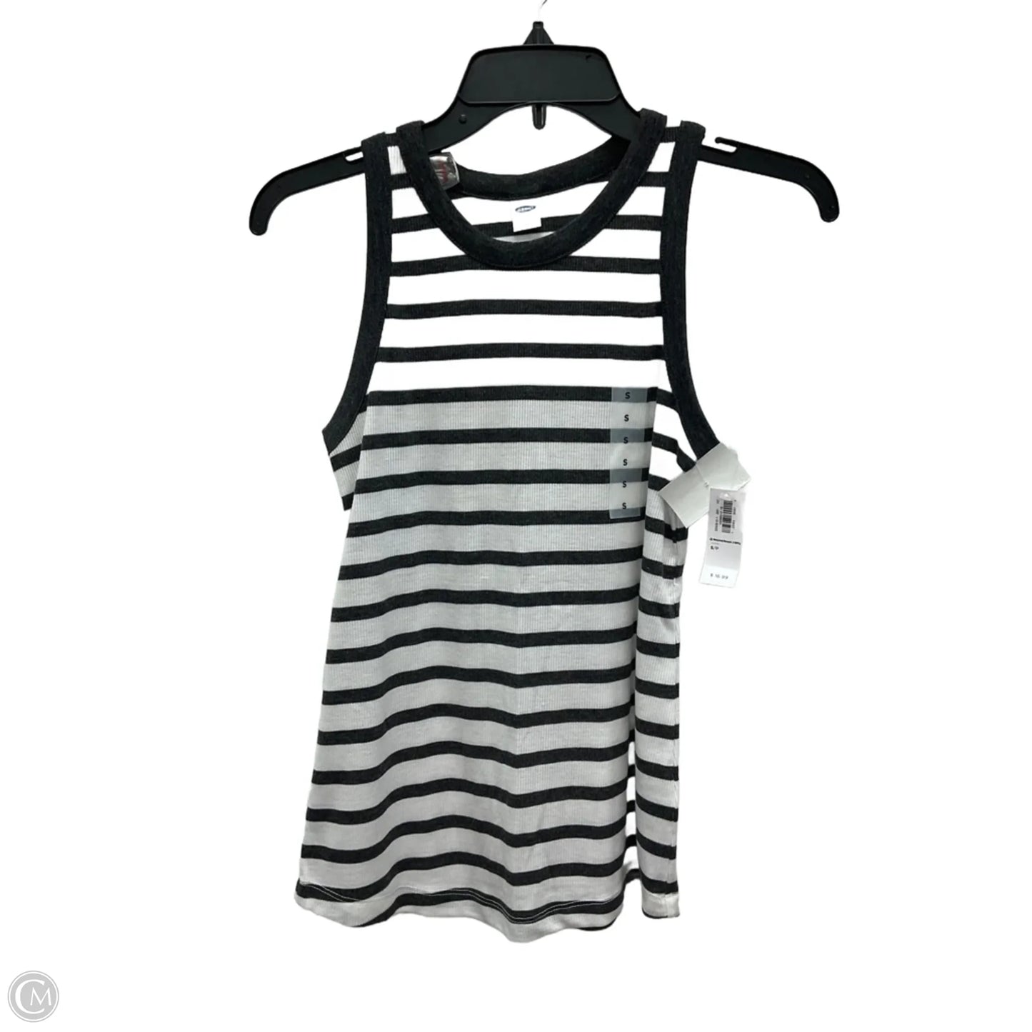 Top Sleeveless Basic By Old Navy In Striped Pattern, Size: S