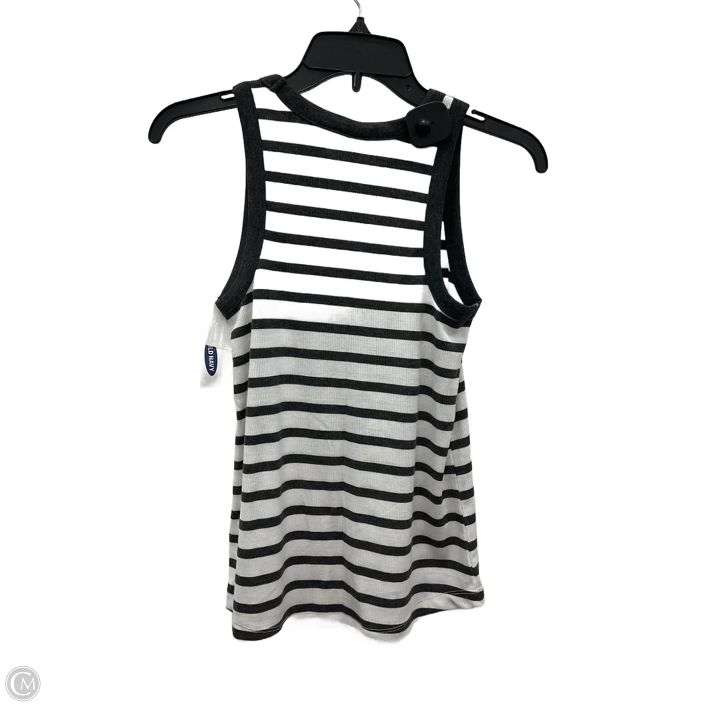 Top Sleeveless Basic By Old Navy In Striped Pattern, Size: S