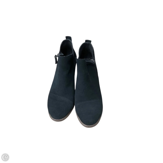 Boots Ankle Heels By Toms In Black, Size: 7.5