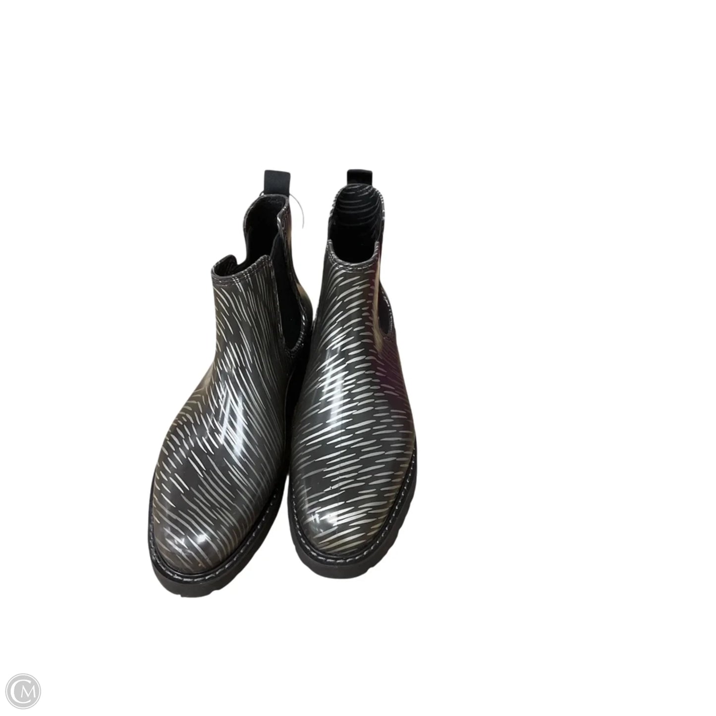 Boots Ankle Flats By Clothes Mentor In Grey, Size: 7