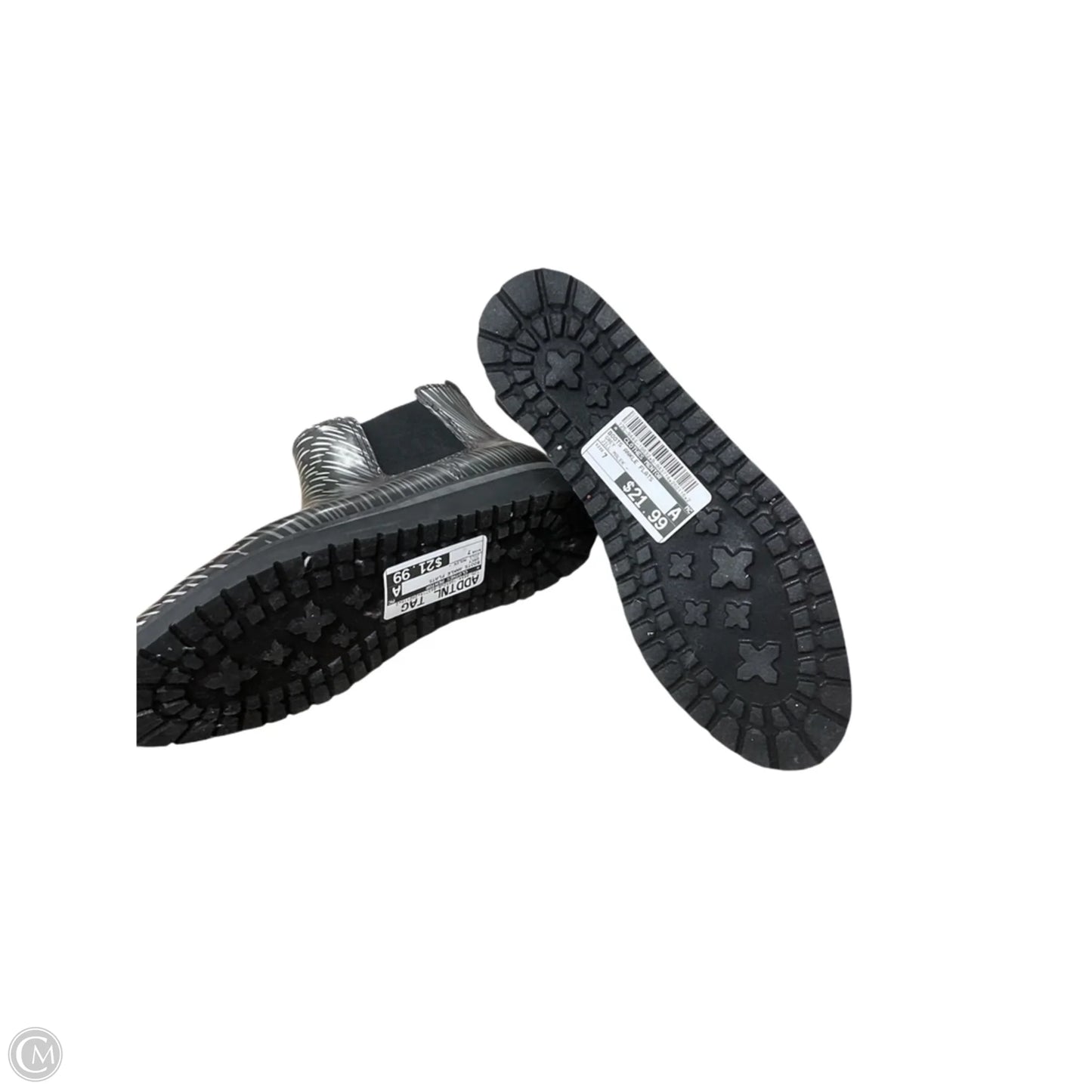 Boots Ankle Flats By Clothes Mentor In Grey, Size: 7