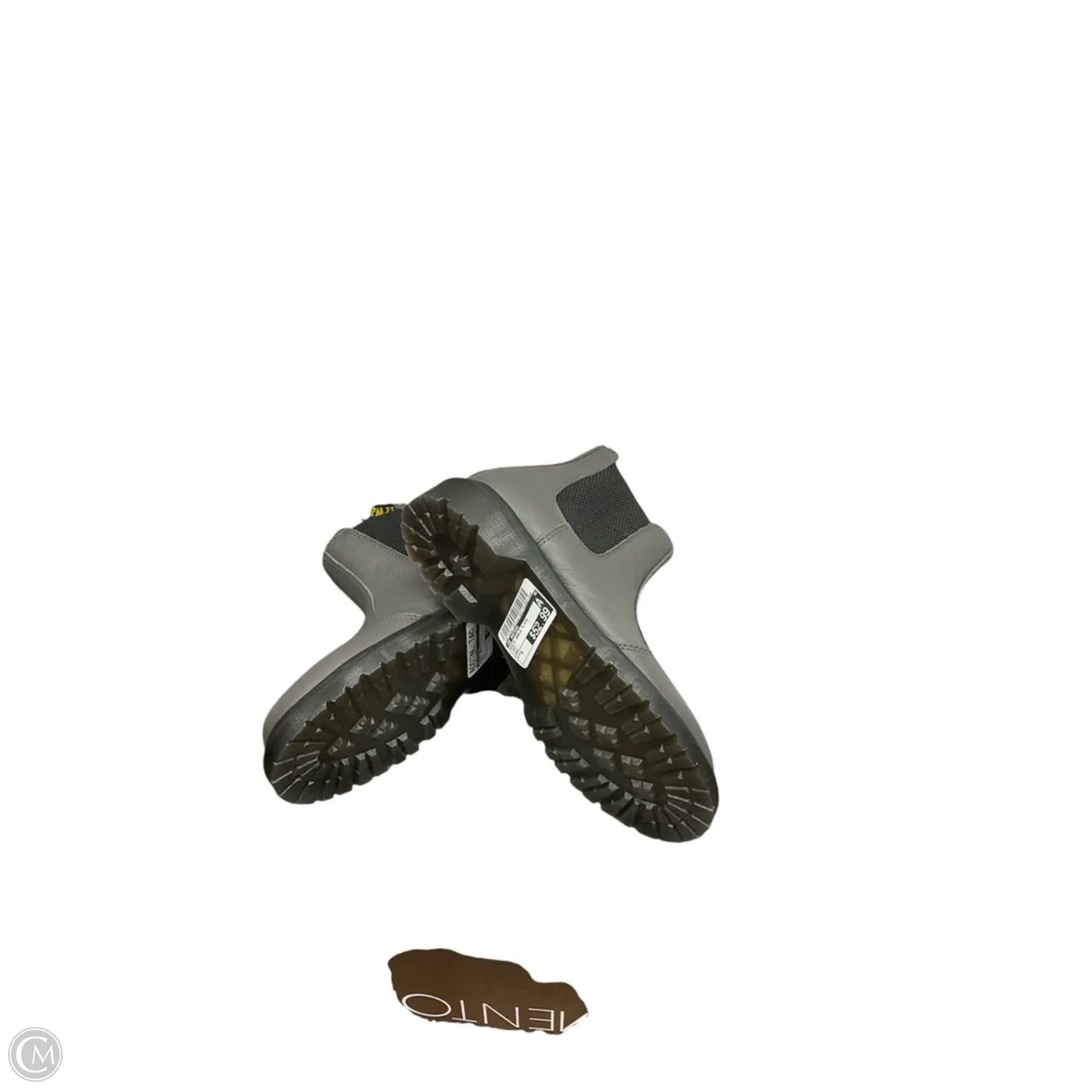 Boots Ankle Flats By Dr Martens In Grey, Size: 8