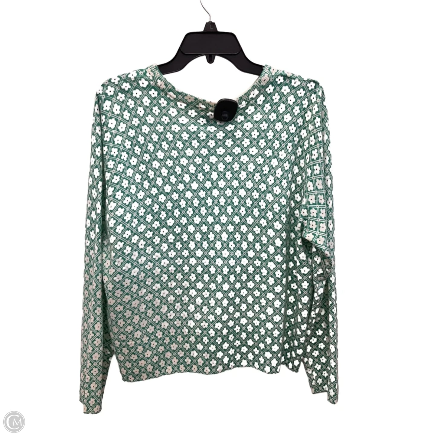Cardigan By Croft And Barrow In Green, Size: Xxl
