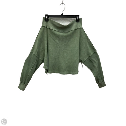 Top Long Sleeve By We The Free In Green, Size: Xs