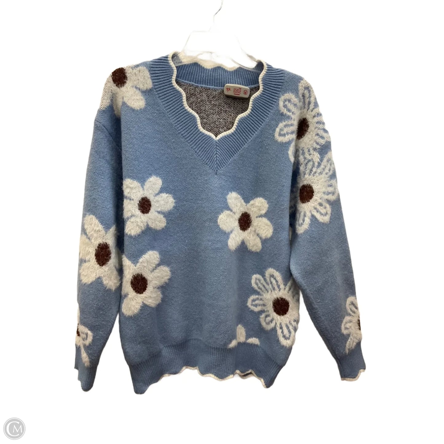 Sweater By Cme In Blue, Size: L