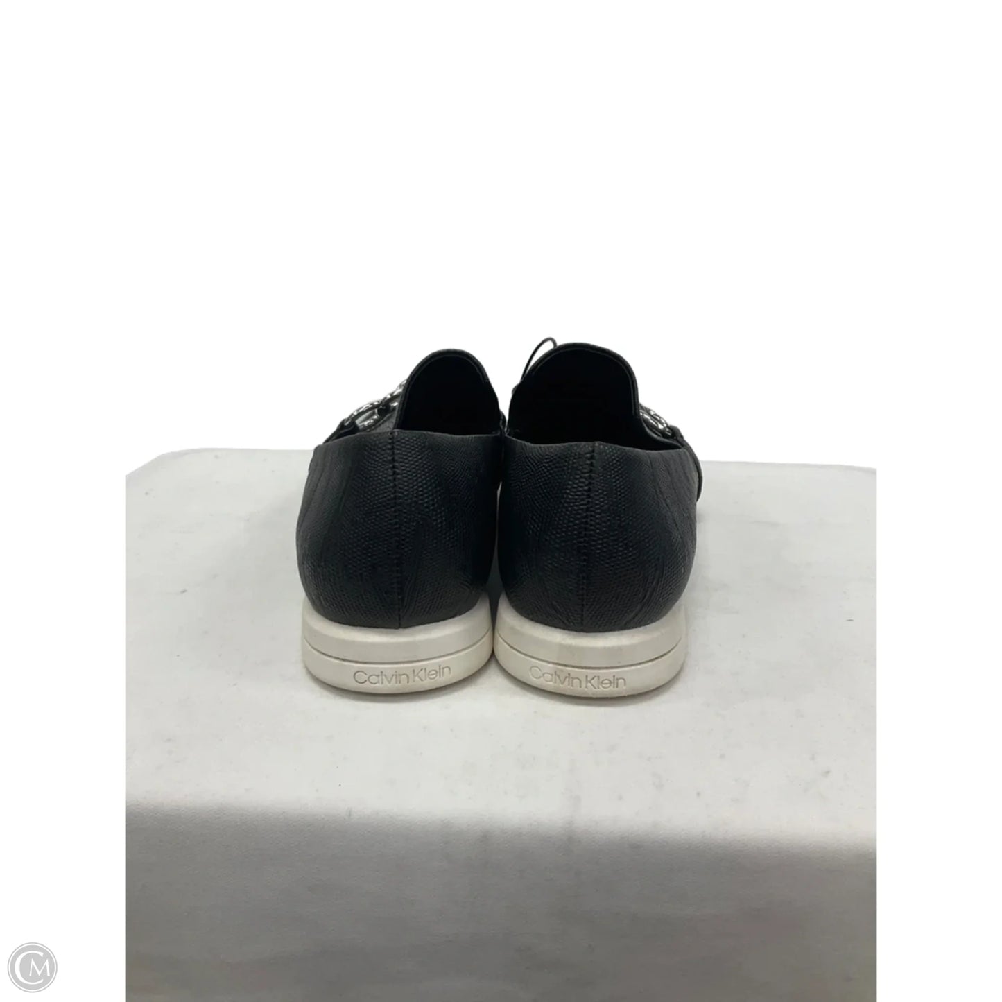 Shoes Flats By Calvin Klein In Black, Size: 7.5