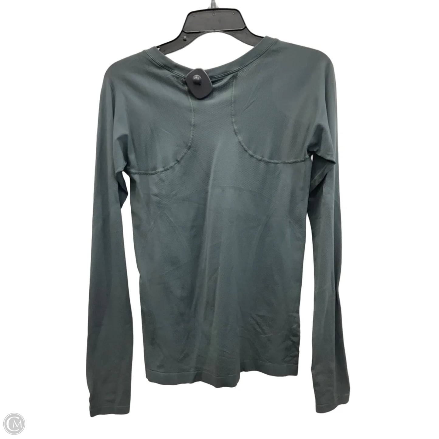 Athletic Top Long Sleeve Collar By Athleta In Grey, Size: M