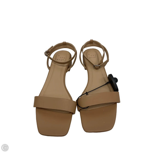 Sandals Flats By A New Day In Brown, Size: 8.5