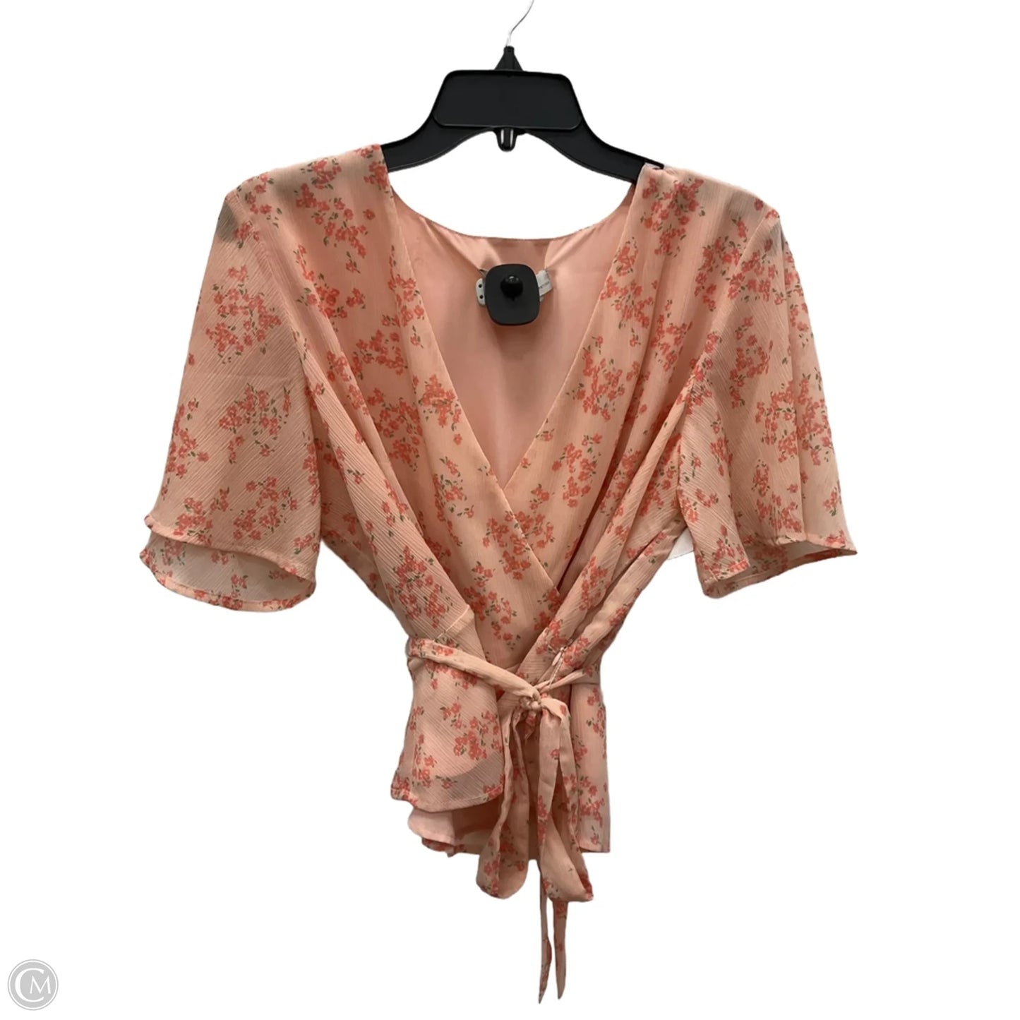 Top Short Sleeve By Loft In Orange, Size: 12p