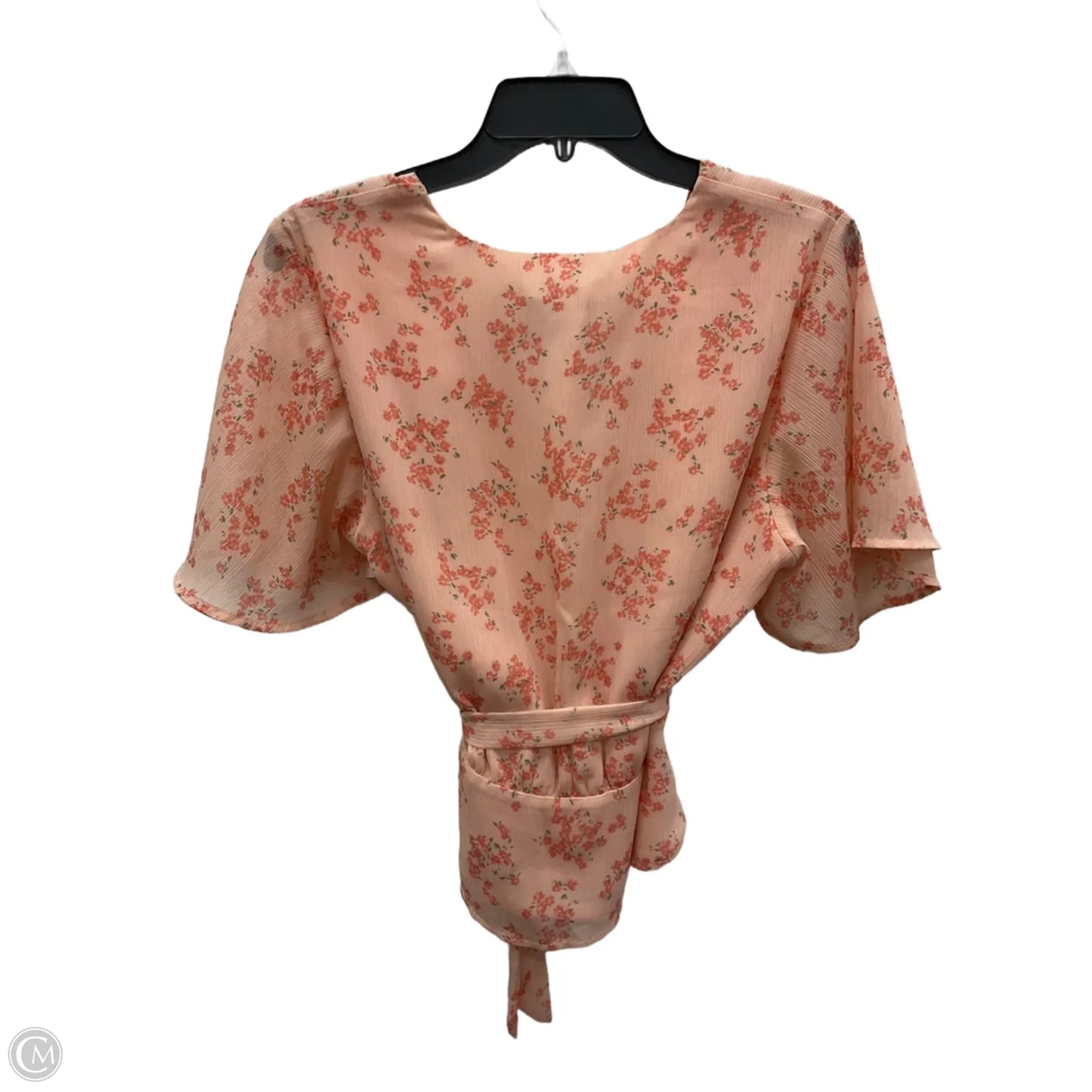 Top Short Sleeve By Loft In Orange, Size: 12p