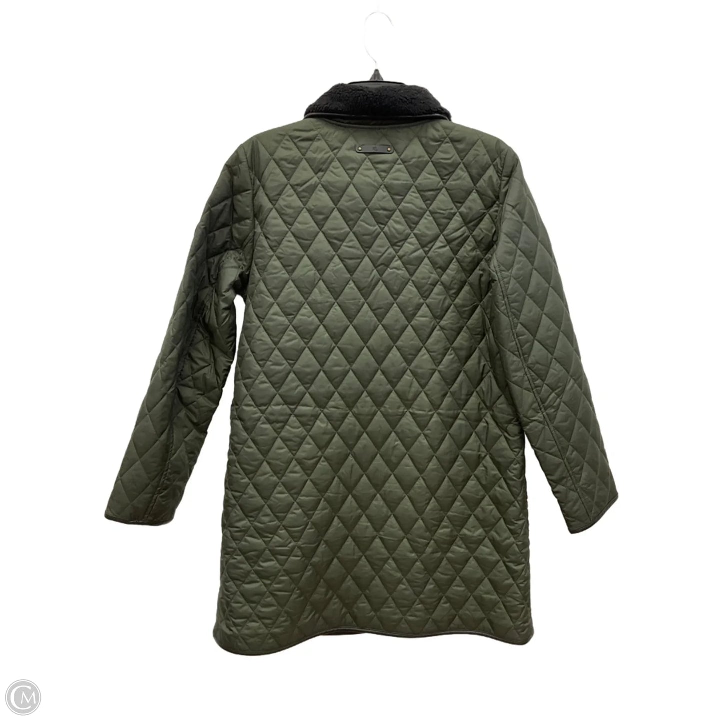 Coat Puffer & Quilted By Lauren By Ralph Lauren In Green, Size: M
