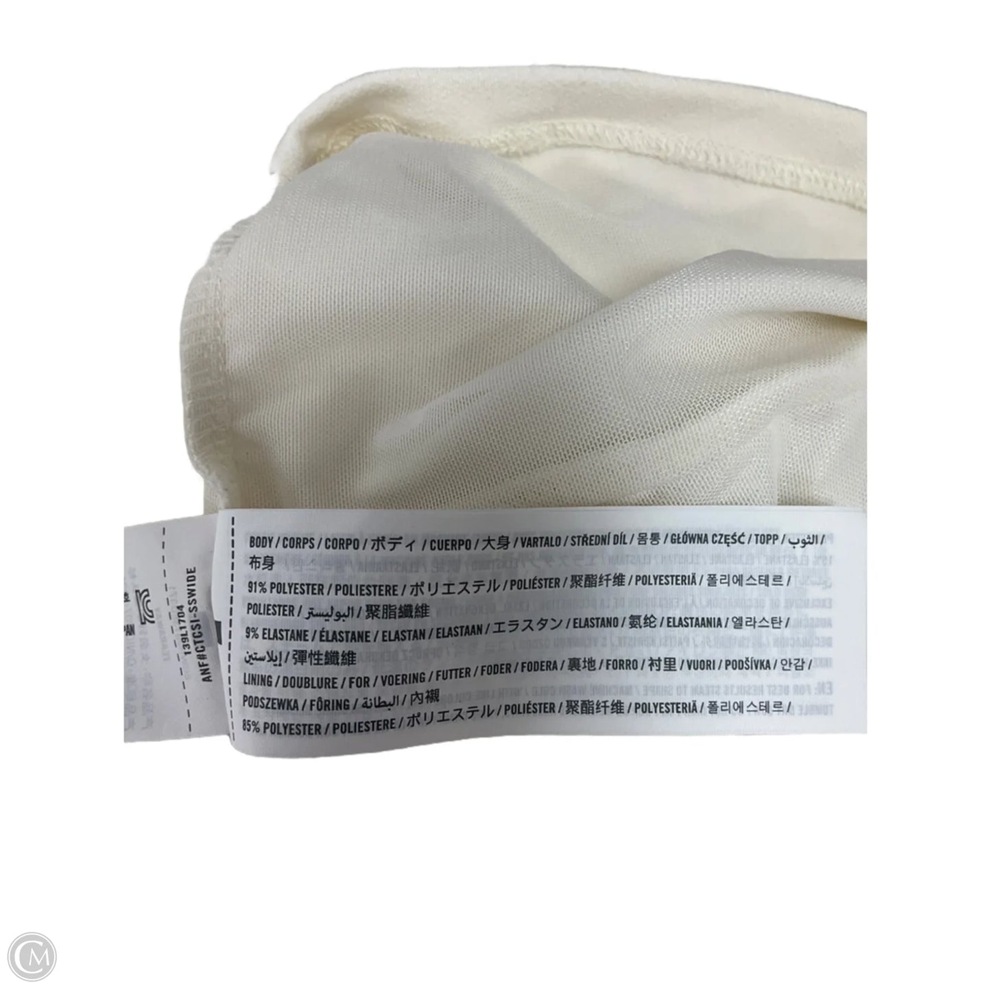 Top Long Sleeve By Abercrombie And Fitch In White, Size: L