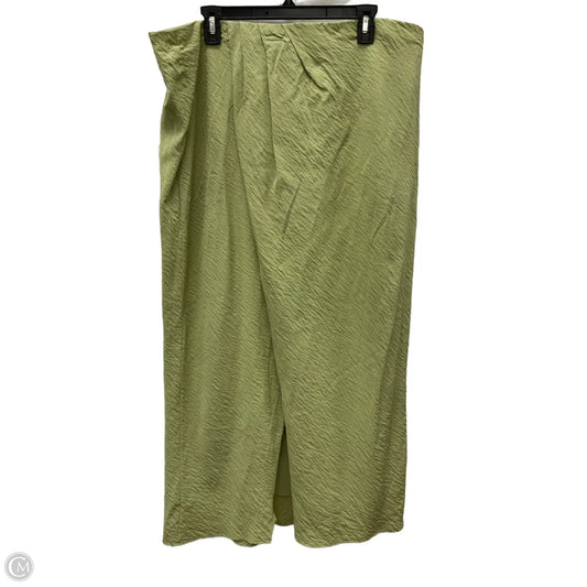 Skirt Maxi By Abercrombie And Fitch In Green, Size: Xl