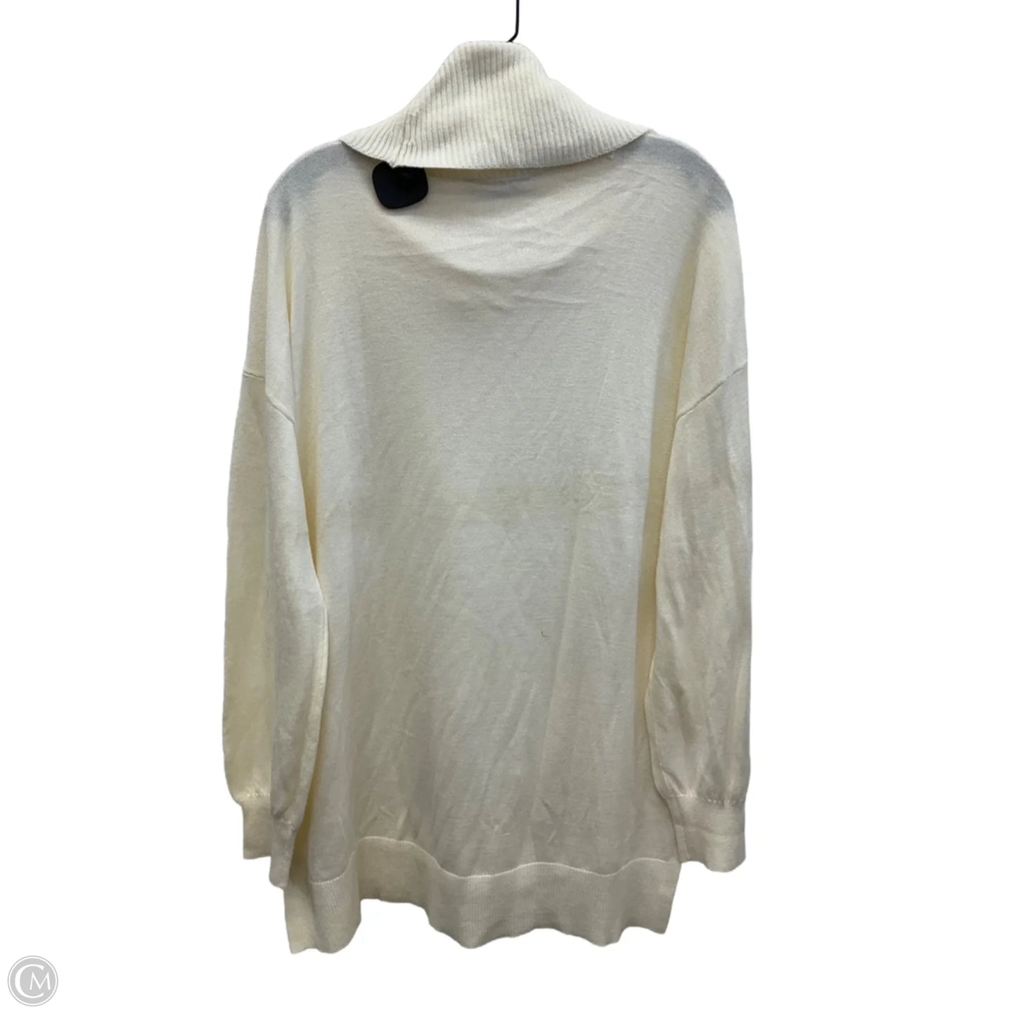Top Long Sleeve By Loft In Cream, Size: Xl