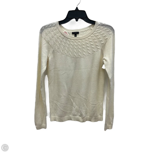 Top Long Sleeve By Talbots In Cream, Size: Xs