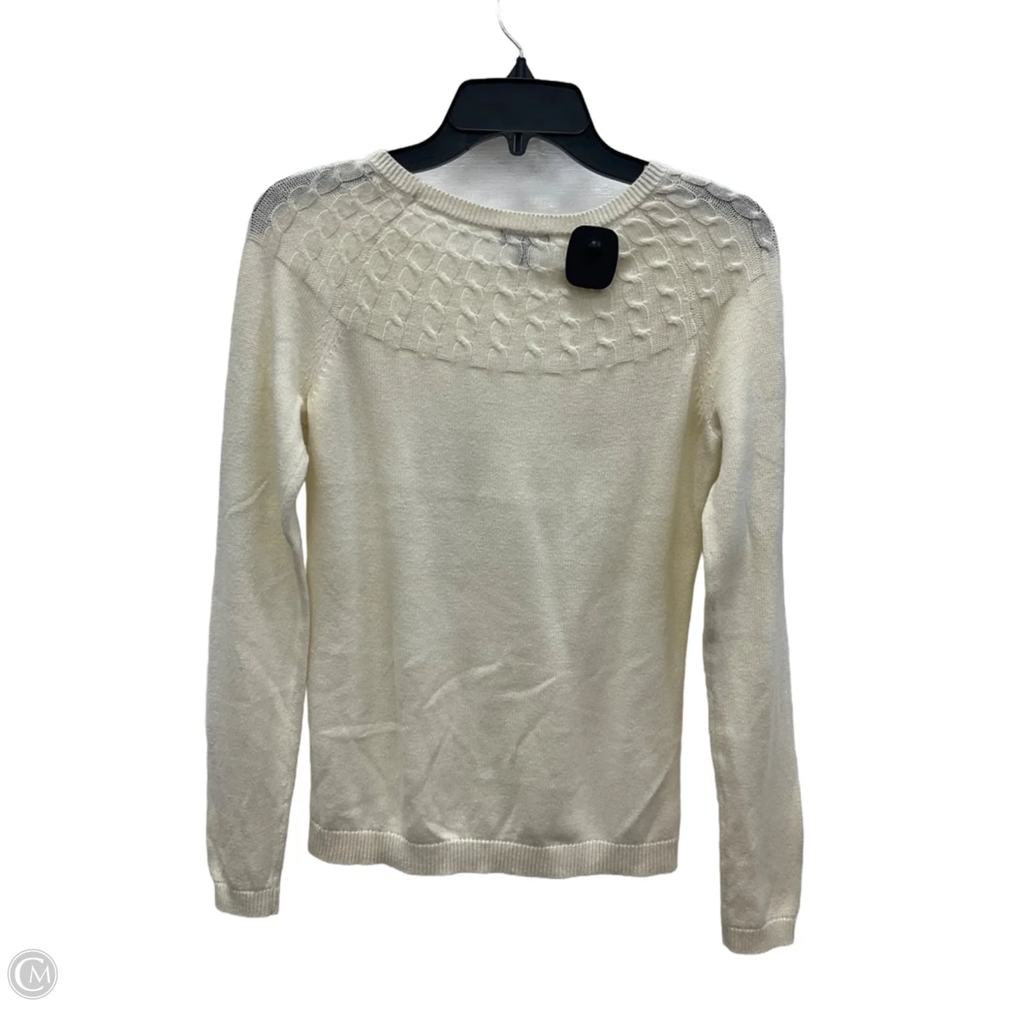 Top Long Sleeve By Talbots In Cream, Size: Xs