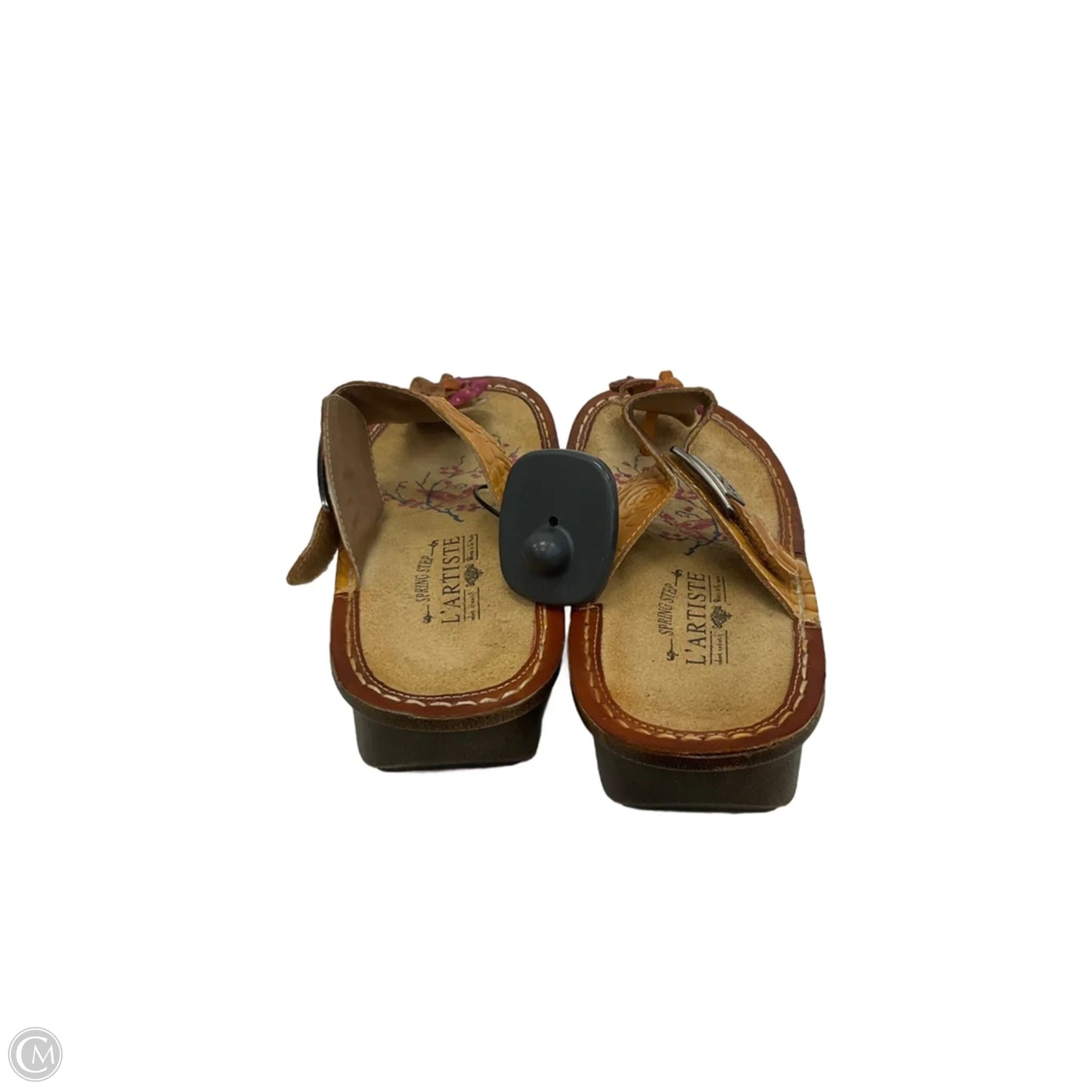 Sandals Flats By Cma In Brown, Size: 8.5