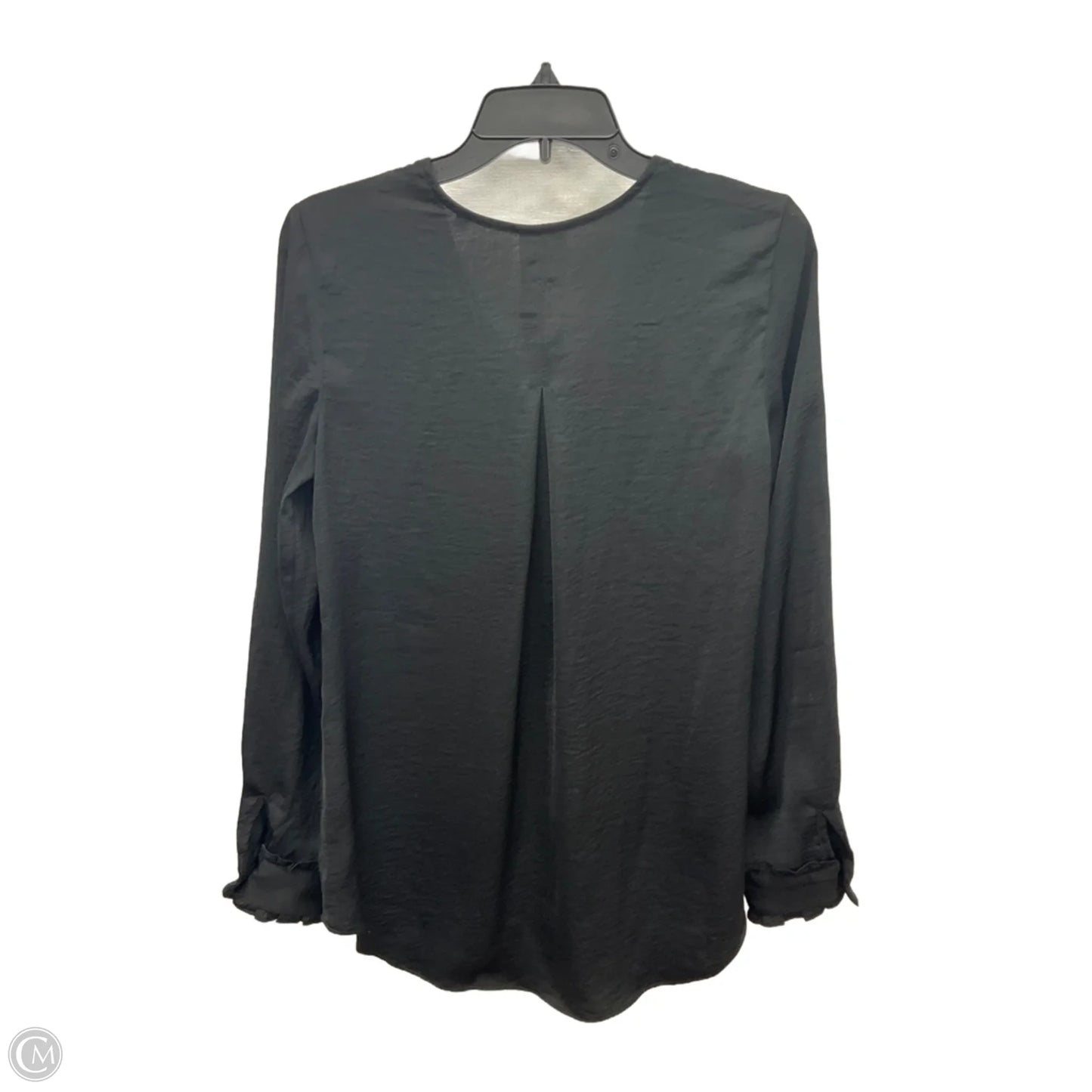 Top Long Sleeve By Cabi In Black, Size: S
