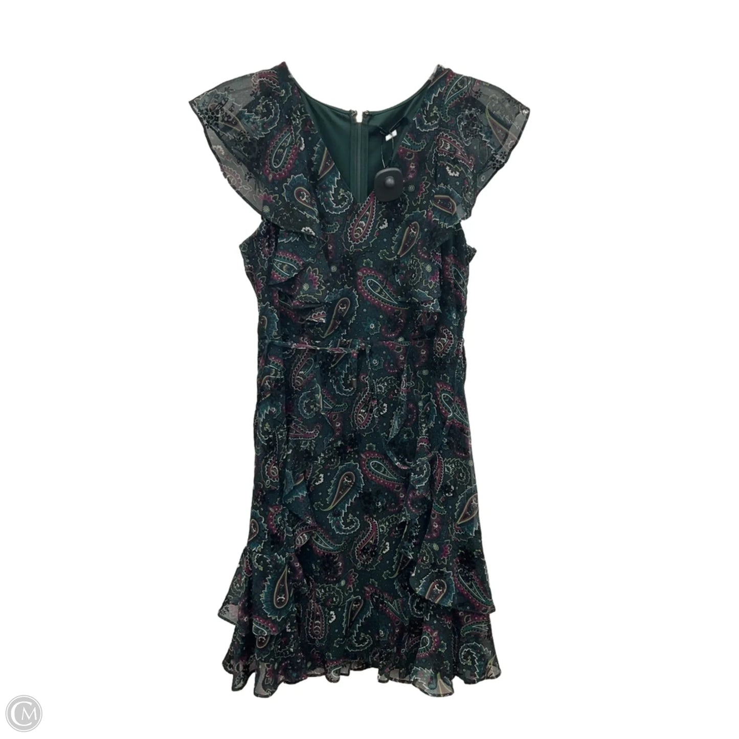 Dress Casual Midi By Tommy Hilfiger In Teal, Size: 6