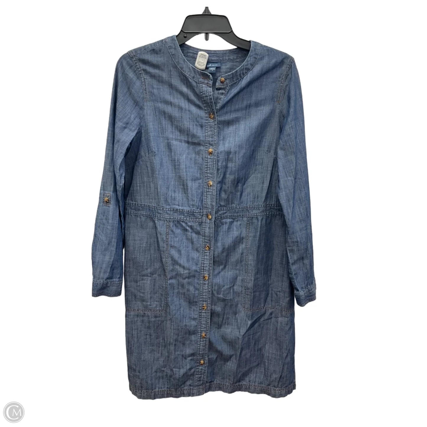 Dress Casual Maxi By J. Jill In Blue Denim, Size: S