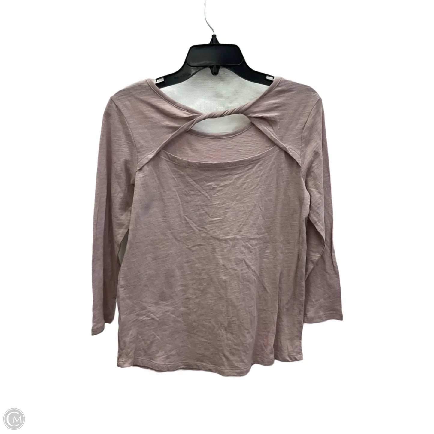 Top Long Sleeve Basic By Old Navy In Pink, Size: S