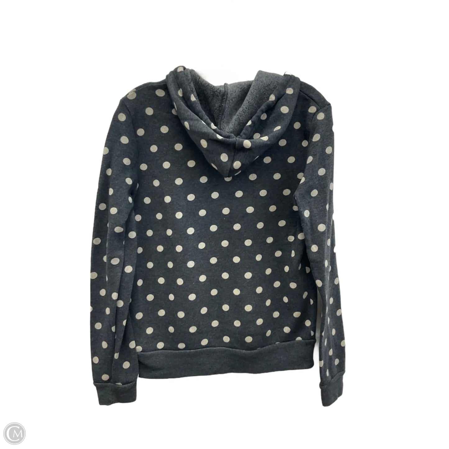Sweatshirt Hoodie By Alternative In Polkadot Pattern, Size: S