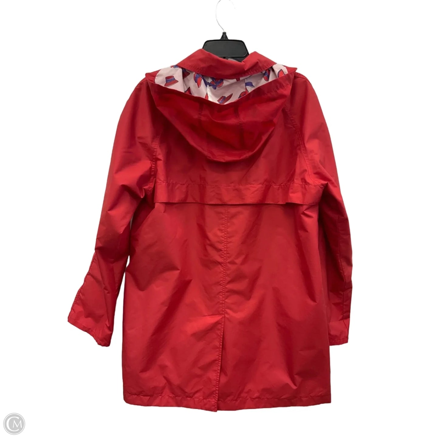 Coat Raincoat By Totes In Red, Size: L