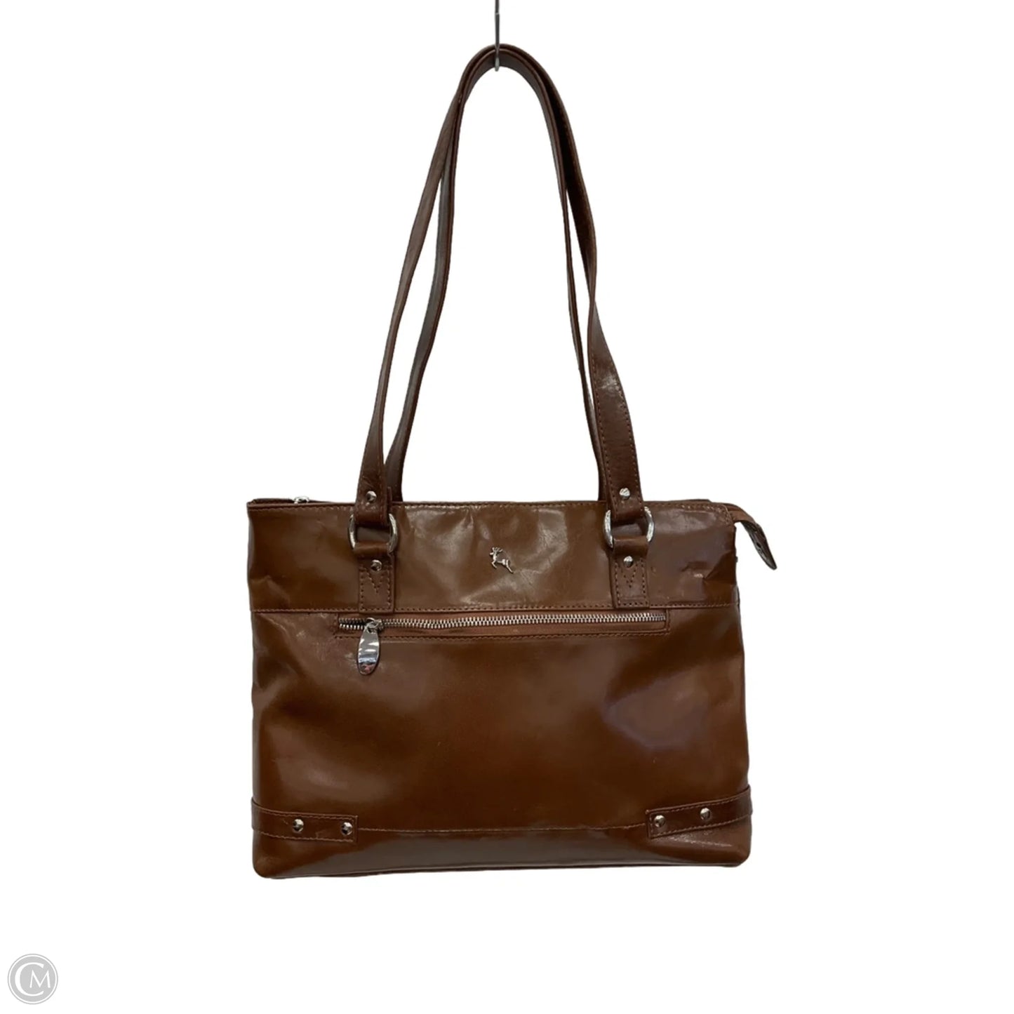 Handbag Leather By Clothes Mentor, Size: Small